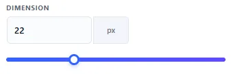 Pure Metafields admin screen: dimension